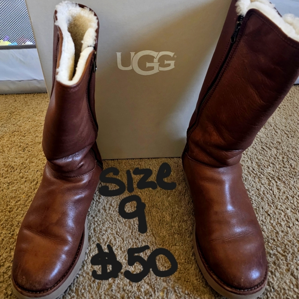 Uggs leather boots